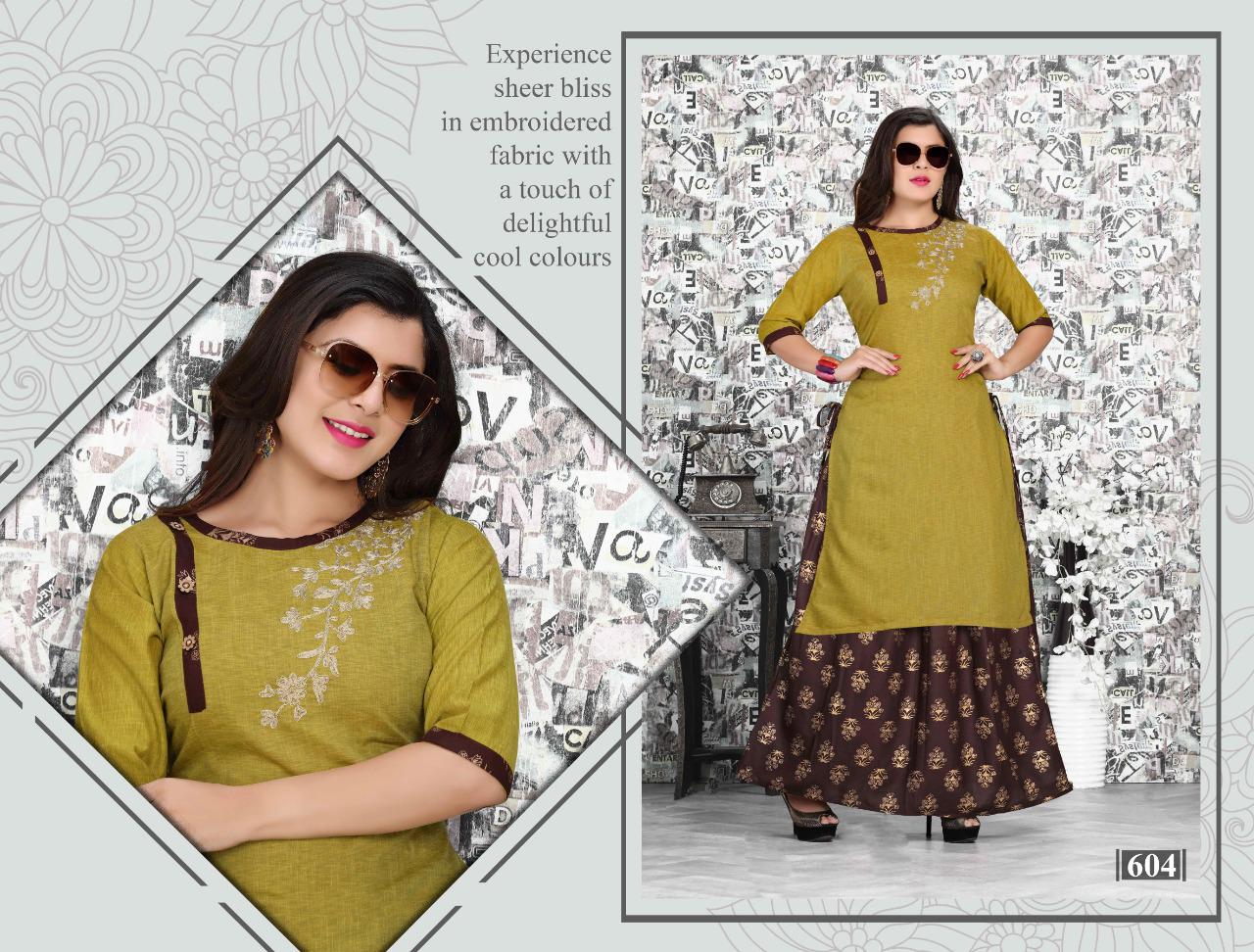 Beauty Queen Bestie Rayon Ethnic Wear Rayon Kurti With Bottom Collection